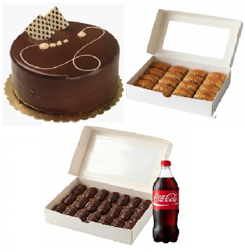 1 Litre Kola İle Tamamlanmış Menü Samsun pasta