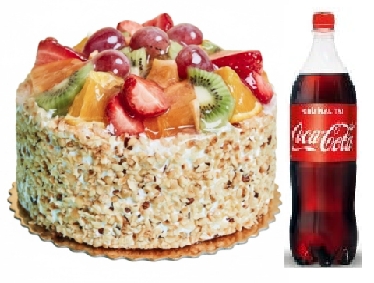 Dış Görünüm Temsili Olan 4-6 Kişilik Karışık Meyveli Pasta Samsun pasta